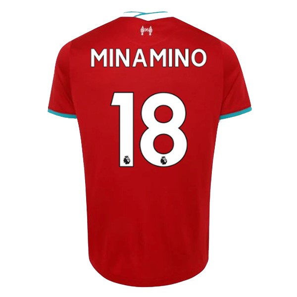 Maglia Liverpool NO.18 Minamino Prima 20/21 Rosso